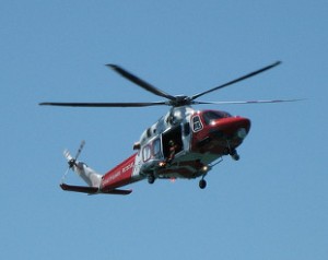 Coastguard helicopter (photo: David Jones)