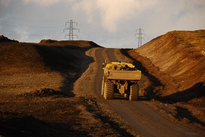 Beauly - Denny construction track near Melgarve (not actual Drumochter site)