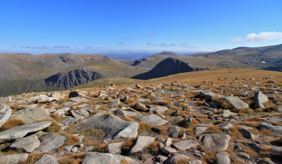 The Cairngorm plateau in autumn