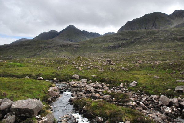 The Northern Corries of Liathach, seen in summer