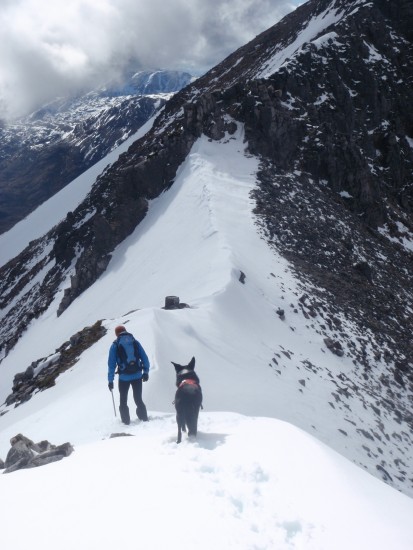 Beinn Eighe - in winter conditions at end of March 2014