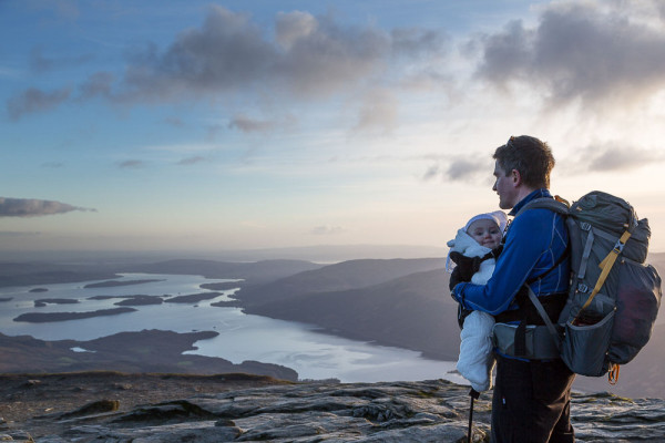 Loch Lomond from the summit of the nipper’s first Munro