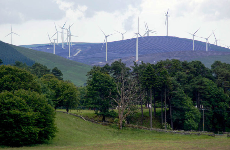 Elvanfoot, South Lanarkshire. A green salvation? Or business as usual?
