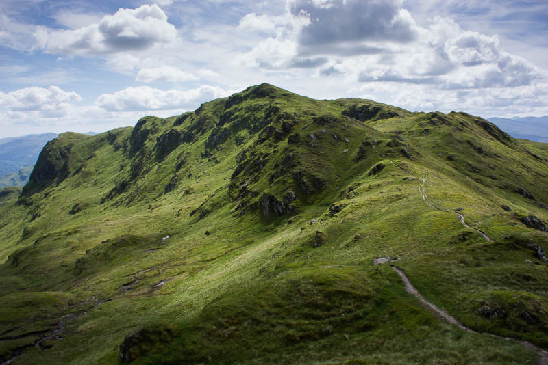 Creag na Caillich, at the end of the Tarmachan Ridge