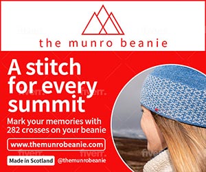 Munro Beanie walk sponsor - Buachaile Etive Beag