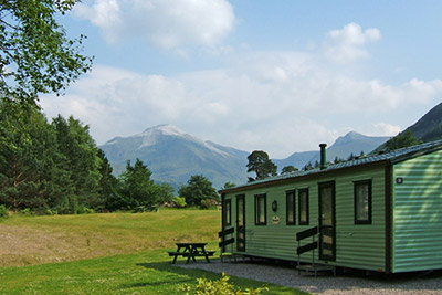 Glen Nevis Holiday Caravans, near Fort William