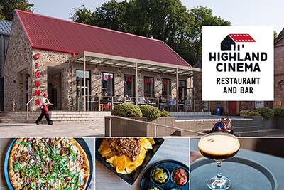 AREA SPONSOR: Highland Cinema, Restaurant & Bar