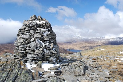 Sgòr Gaibhre and Càrn Dearg from Corrour
