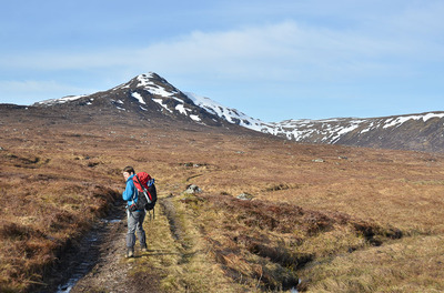 Leum Uilleim, from Corrour Station