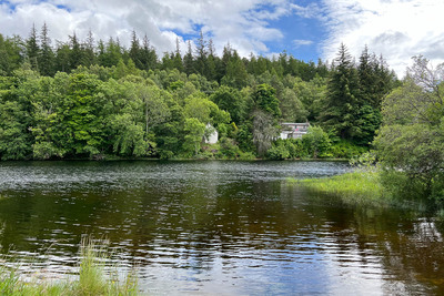 Beauly Priory and river