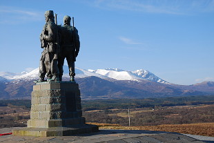 ben nevis from Commando Memorial