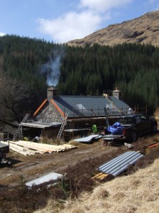 Gleann Dubh-Lighe rebuilt (photo: Gus Fair)