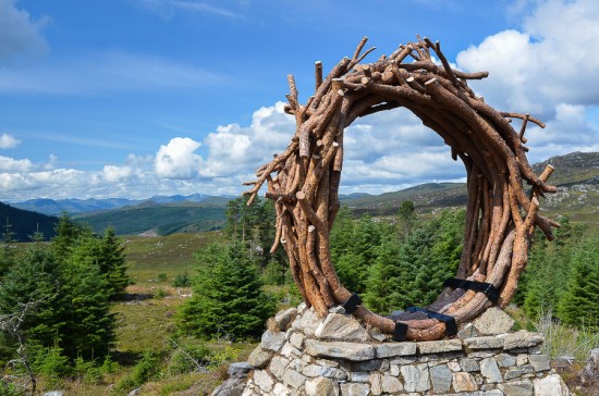 Sculpture on the new GGW High Route