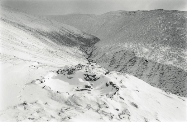 This photo of Coire nam Fraochag was taken early on Easter morning almost five years ago. We woke to an unexpected fresh layer of snow and had been invited to lunch with friends in Rannoch. So I dashed up at dawn and was rewarded with a lovely morning light fingering across the fleeting snow. 