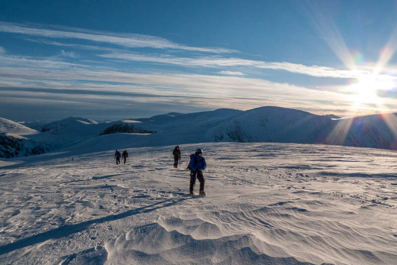Winter Skills course on the Cairngorm Plateau, January