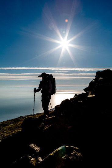 iso50, 24mm, f20, 1/80th  sec. Tired on the summit of Sgùrr nan Gillean