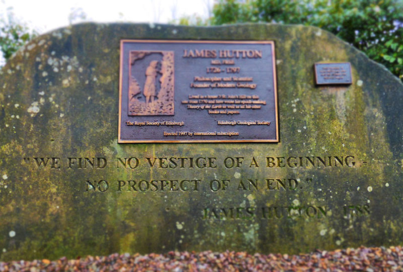 James Hutton’s most famous words