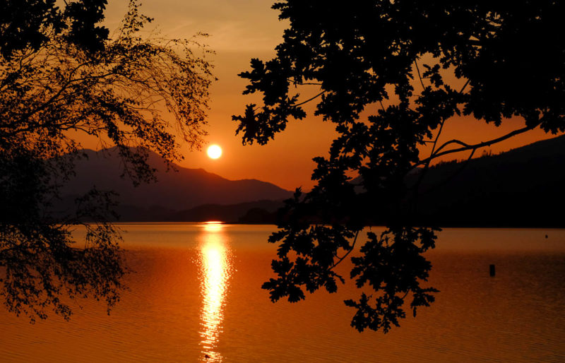 Sunset on Loch Venachar