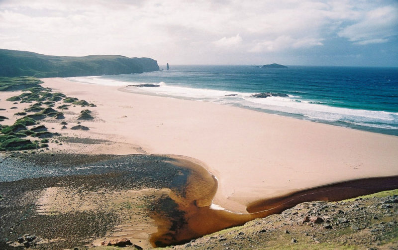Pristine Sandwood Bay in September 2003