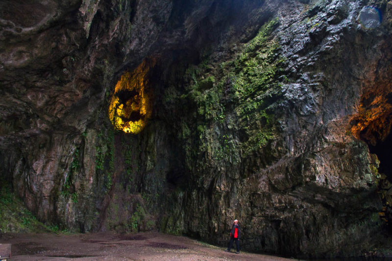 Being humbled yet again, this time in Smoo Cave in Sutherland.