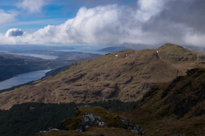 Cnoc Coinnich, seen from the Brack